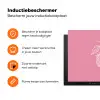 Frambozen - Steel - Getekend - Roze Inductie beschermer vinyl 3mm klein -zzzzzzz-td-ups