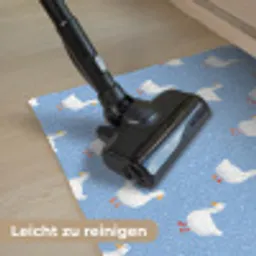 Ganzen - Elegant - Blauw Deurmat klein 898 -reinigen_DE