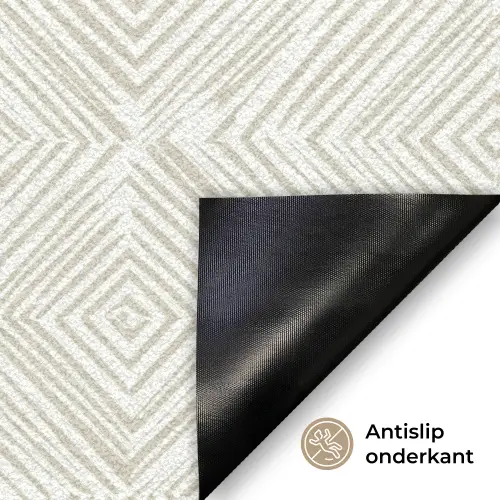 Abstract - Ruiten - Beige Deurmat klein 898 -antislip_NL