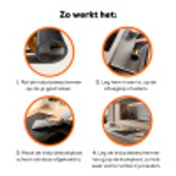 Citroenen - Stilleven - Geel Inductie beschermer vinyl 3mm klein -zzzzzzz-td-werking
