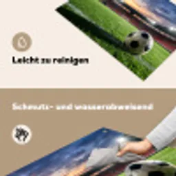 Voetbal - Stadion - Sport - Groen Inductie beschemer met haakjes klein -ky-schoon-de
