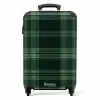Klassiek geruit patroon in groene tinten NBS - Handbagage koffer - Kinderen Unisex middel -productfoto_recht