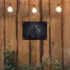 Portret - Paard - Donker tuinposter los doek klein -sfeer1