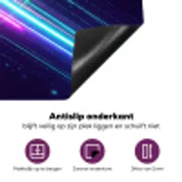 Kruisen - Lasterstralen - Neon Inductie beschermer vinyl 3mm klein -zzzzzzz-cc-onderkant