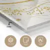 Abstract - Goud - Natuur - Kunst plexiglas 5mm klein -sfeer2