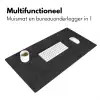 Donkergrijs - Asfaltstructuur - Ruw Muismat XXL klein 681 -sfeer4
