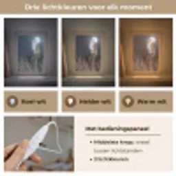 Kerkuil - Maan - Nacht Light Box met kabel (Kinderlampje) klein -USP_lichtkleurNL