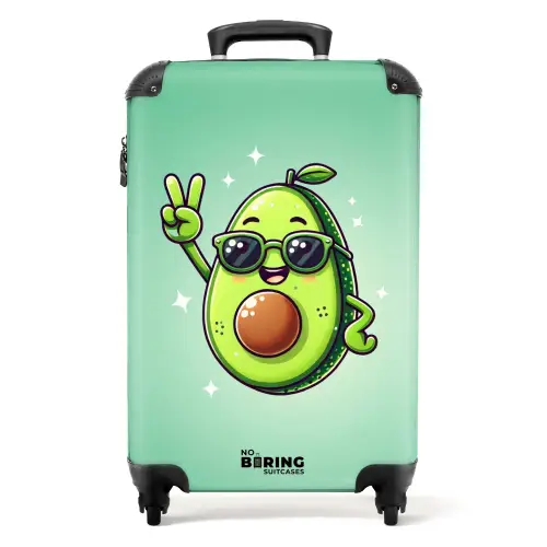 Appie avocado Koffer - NBS - Handbagage middel -productfoto_recht