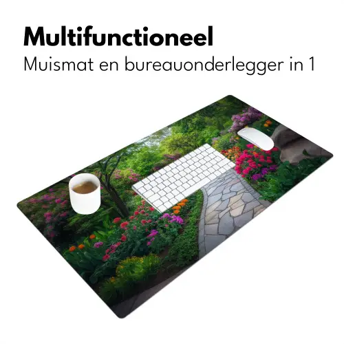 Park - Bloemen - Tuin Muismat XXL klein -sfeer4