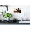 Harmonie - Ruiter - Zon Muursticker klein -keuken