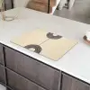 Geometrische bogen - Minimalistisch - Symmetrisch Inductie beschermer vinyl 3mm klein -sfeer8