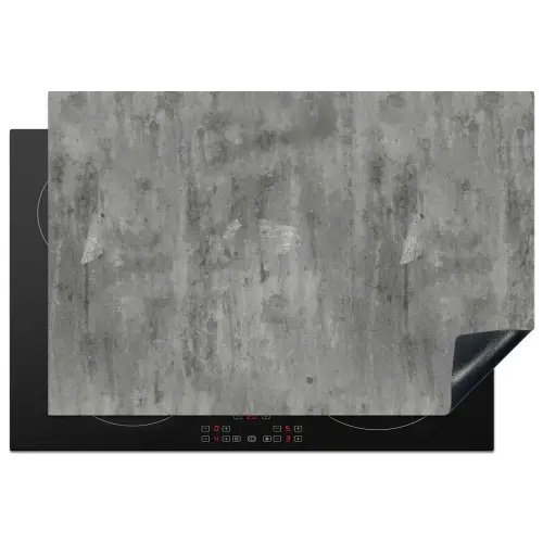 Roest - Beton - Patroon Inductie beschermer vinyl 3mm klein 276 -3d