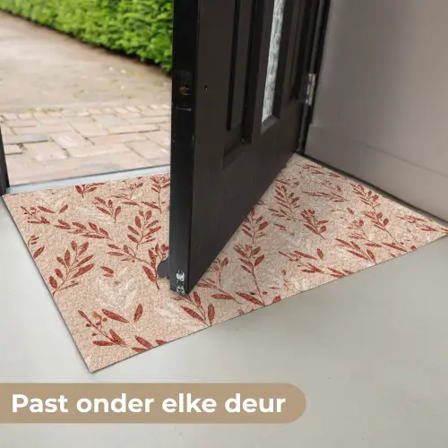 Takjes - Patroon - Bessen - Crème­kleuren Deurmat klein 898 -USP_NL