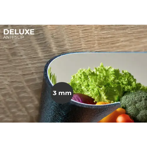 Papieren - Boodschappen - Groente - Kleurrijk Placemat vinyl groot -closeup