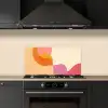 Vormen - Abstract - Kleurrijk keuken achterwand spatscherm klein -sfeer1