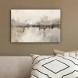 Moderne kunst - Abstract - Beige canvas 2cm klein -sfeer3