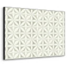 Abstract - Structuur - Grijs - Wit Textielframe zwart klein 947 -3d
