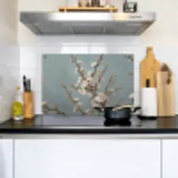 Botanisch - Stilleven - Blauw Inductie beschemer met haakjes klein -sfeer2
