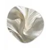 Stof - Plooien - Goud Wandcirkel Organisch Aluminium middel -3d