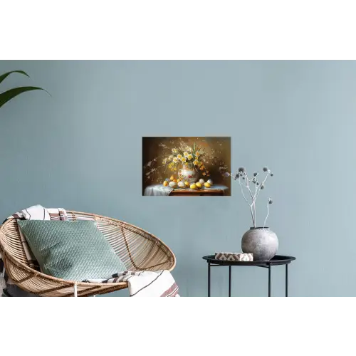 Paaseieren - Stilleven - Vaas Muursticker klein -plant