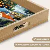 Huizen - Mozaïek - Sinaasappelbomen - Zee Dienblad Rechthoek middel -USP_HandgreepNL