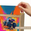 Monstertruck - Abstract - Verfspatten - Kleurrijk Light Box met kabel (Kinderlampje) klein -USP_websiteprintNL