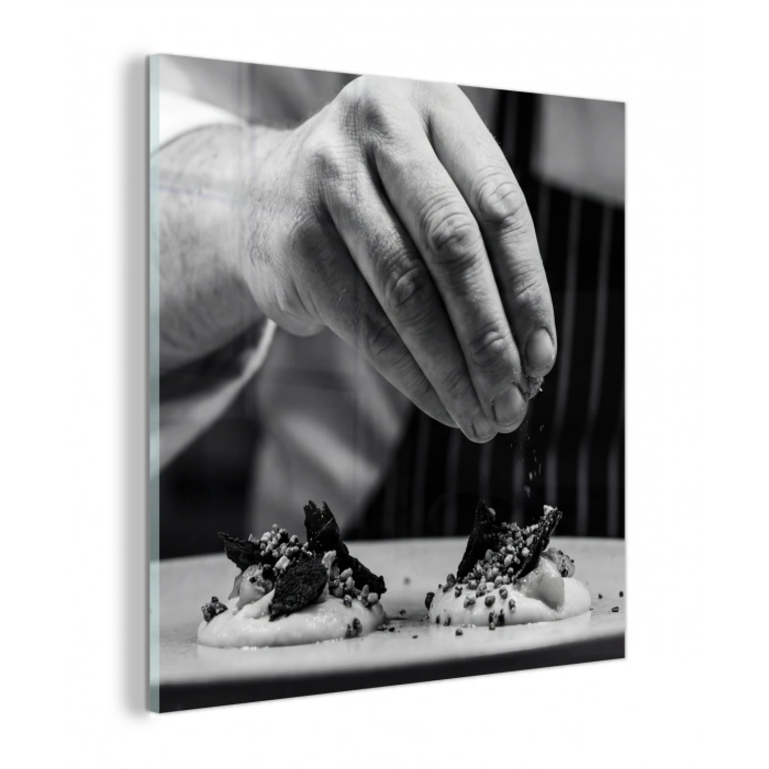 Chef - Garnering - Gerecht plexiglas 5mm klein -z3d