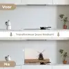 Windmolens - Landschap - Veld keuken achterwand spatscherm klein -voor_na_NL