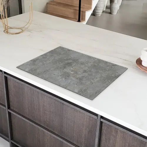 Stenen - Beton - Patronen Inductie beschermer vinyl 3mm klein 276 -sfeer8