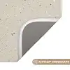 Lichtbeige - Terrazzo - Grijs WCmat klein 1009 -USP_AntislipNL