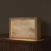 Hout - Bruin - Houtlook Light Box met kabel (Tafellamp) klein -z3d_website