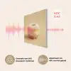 Donut - Romig - Poedersuiker - Beige PET vilt klein -USP_NL