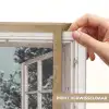 Bos - Winter - Bomen - Natuur - Pad - Doorkijk - Wit Light Box met batterij (Wandlamp) middel -USP_websiteprintNL