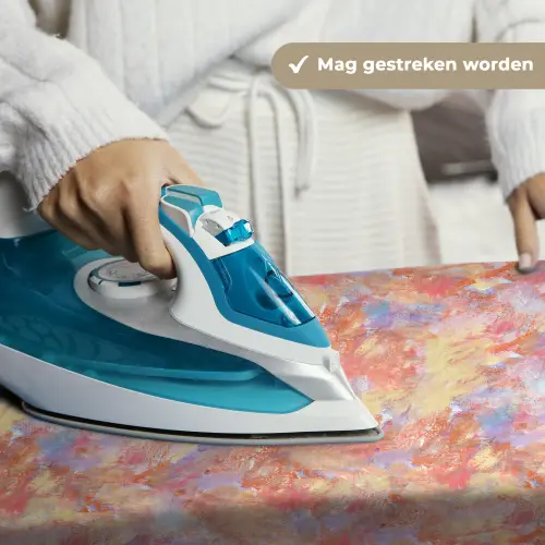 Abstract - Multi - Kleur - Verf Wandkleed katoen klein 269 -sfeer9