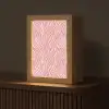 Zebra - Print - Roze Light Box met kabel (Tafellamp) klein 925 -z3d_website