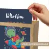 Dino - Raket - Kleurrijk Light Box met kabel (Kinderlampje) klein -USP_websiteprintFR