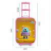 Snoep - Monster - Regenboog Kinderkoffer - Roze klein -productfoto_formaten