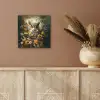 Uil - Vogels - Bloemen - Natuur aluminium wit klein -sfeer4