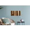 Hout - Planken - Natuurlijk Muursticker klein -plant