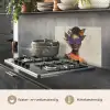 Vrouw - Zonnebril - Vlinder - Bloemen keuken achterwand spatscherm klein -usp_NL