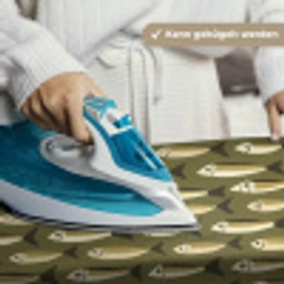 Vis - Patroon - Groen Wandkleed katoen klein 269 -tsfeer9_DE