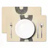 Geometrische bogen - Minimalistisch - Symmetrisch Placemat vinyl groot -zzsfeer2_Kitchenyeah-website