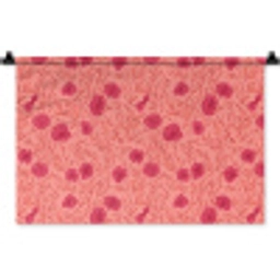 Weidebloemen - Romantisch - Roze Wandkleed katoen klein 269 -zz3d
