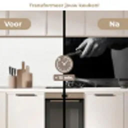Kaas - Pasta - Rasp keuken achterwand 2 middel -voor-na2_NL
