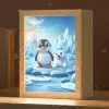 Pinguïn - IJsbeer - IJs - Sneeuw Light Box met kabel klein -zzz_3d_website