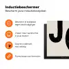 Kerst - Quote - Joy - Zwart - Feestdagen Inductie beschermer vinyl 3mm klein -zzzzzzz-td-ups