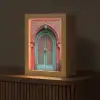 Lantaarn - Deur - Turquoise Light Box met kabel (Tafellamp) klein -z3d_website