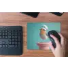 Roodborstje - Vogel - Koksmuts - Sokkel muismat rubber klein -toetsenbord
