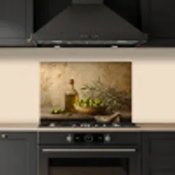 Olijven - Stilleven - Vintage keuken achterwand spatscherm klein -sfeer1