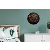 Wereldkaart - Gegrild vlees Wandcirkel aluminium klein -slaapkamer